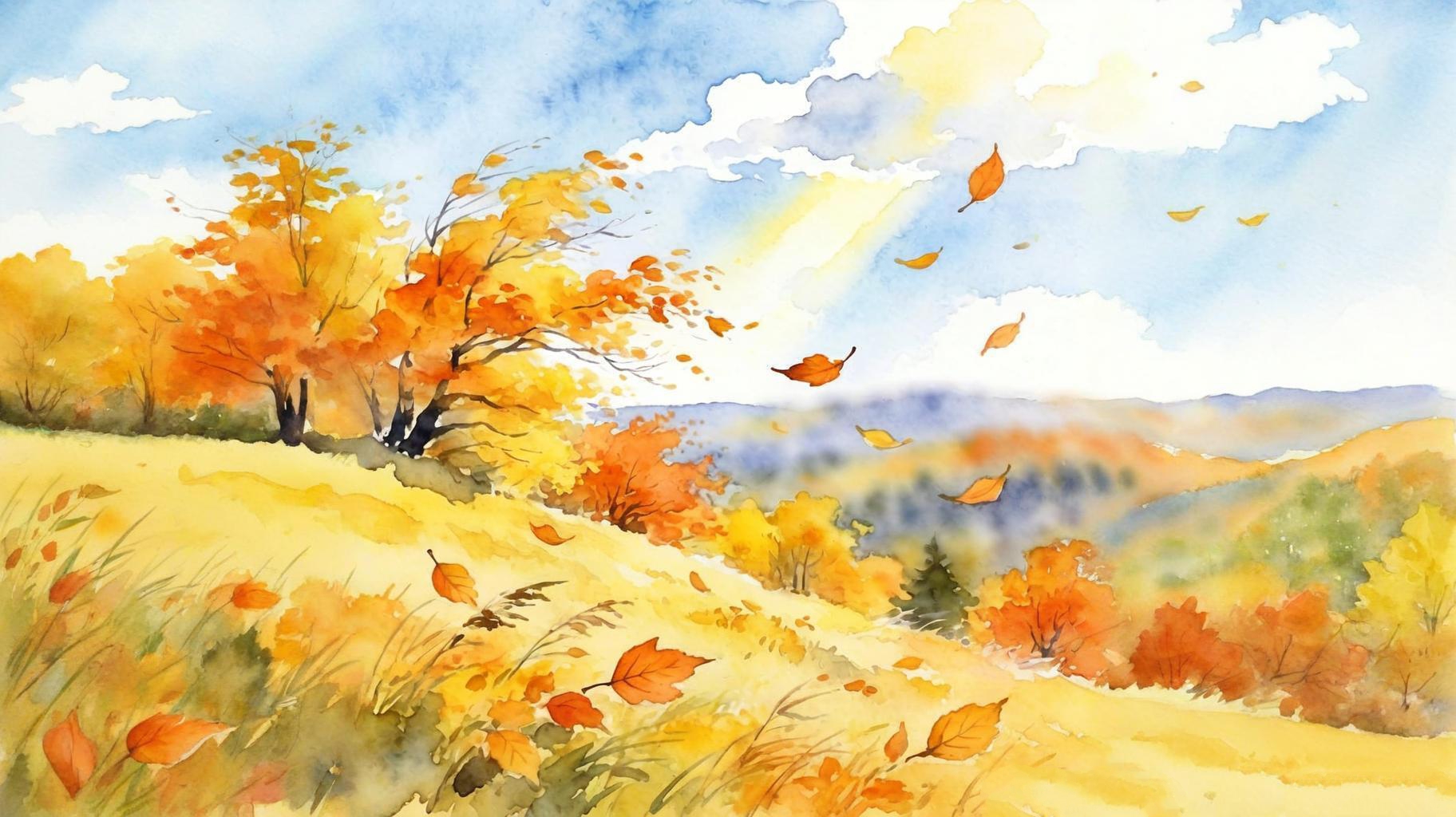 【散文】风起秋意漫山坡，人生至此，刚刚好